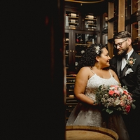 Charming Oak Room Celebration (Black & Gold Photography)