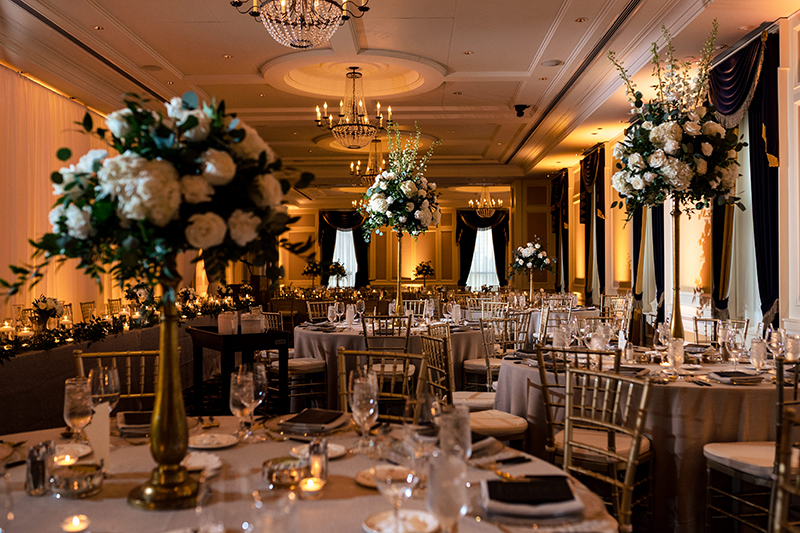 Luxurious Grand Ballroom Wedding photo at Manitoba Club by Moore Photography