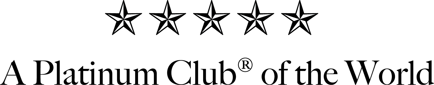 A Platinum Club of the World logo and link